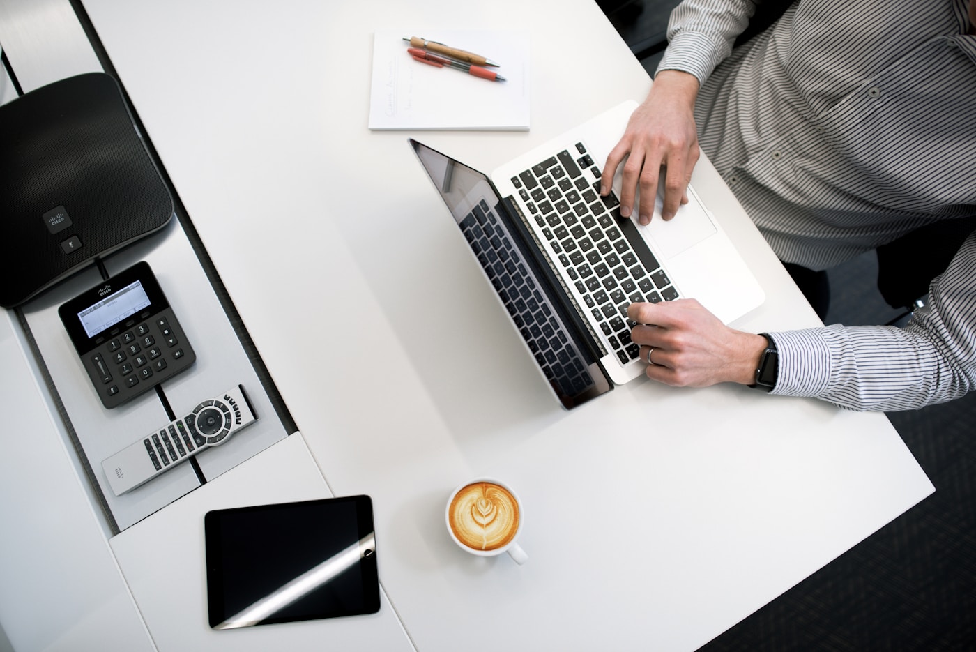 Team collaboration in a modern office